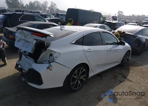 2018 Honda Civic Si from USA, damaged, VIN 2HGFC1E51JH707585
